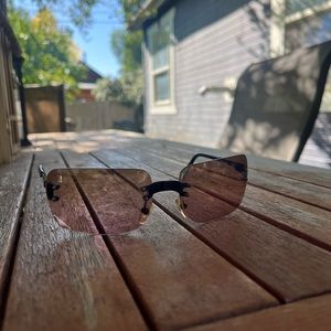 Vintage Chanel Y2K sunglasses.